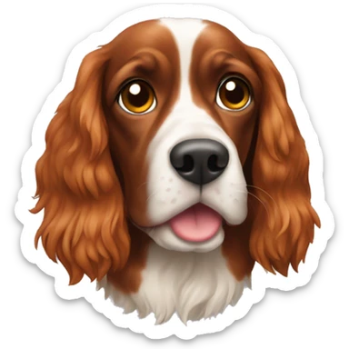 koker spaniel orange sticker