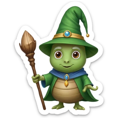 snail wizard sticker