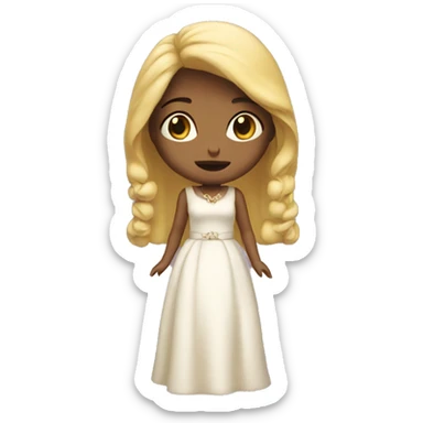 Love cry woman elegant  sticker