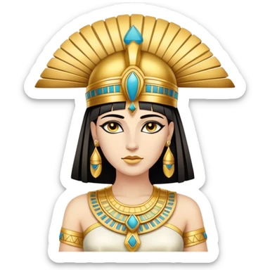fullbody cleopatra sticker