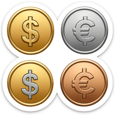 Make one emoji ine to ruble exchange like this use both ₹ and ₽ sign and make emoji like this 💱 only same colour not different  sticker