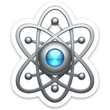 Atom Symbol sticker