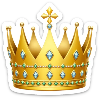 queen crown sticker