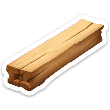 2x4 piece of wood sticker