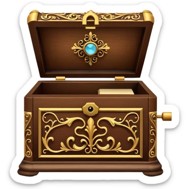 Music box from The Conjuring movie sticker