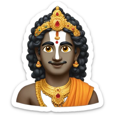 Shri Krishna sticker
