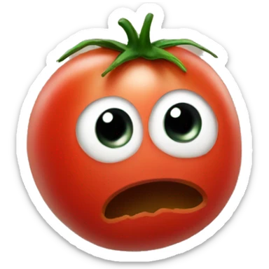 Boo tomato tomato sticker