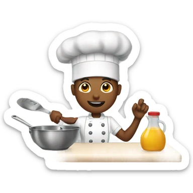 Cooking sticker