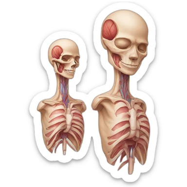 human anatomy sticker