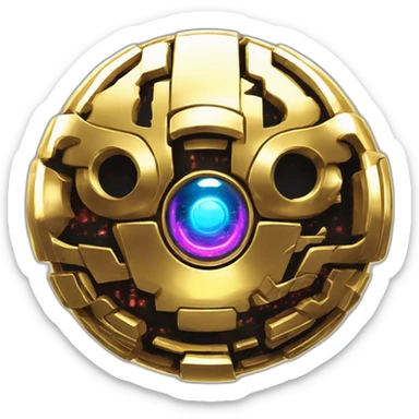 Pixel Legendary Book Cyberpunk Pokemon Pokeball Gold Shiny Glow sticker
