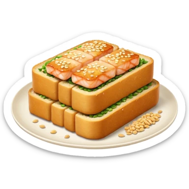 HONG KONG STYLE shrimp toast sticker