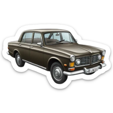 Gaz 24 Russian sedan sticker