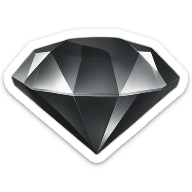 sketch diamond black sticker