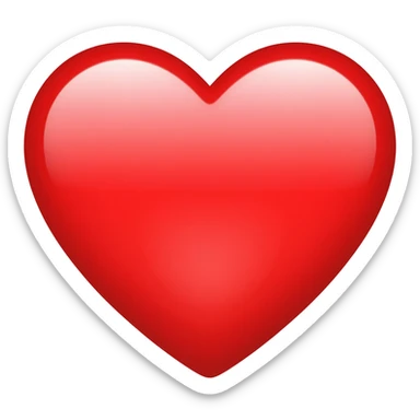 Wine heart emoji sticker