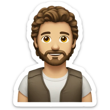young-man-mullet-brown-hair-brown-beard sticker