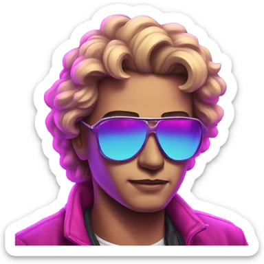 synthwave  sticker