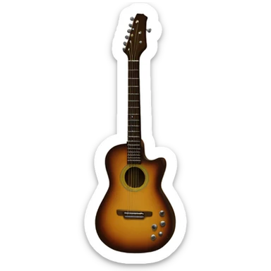 Guitar sticker