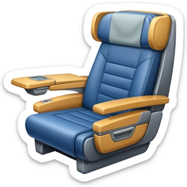 first class plane seat sticker