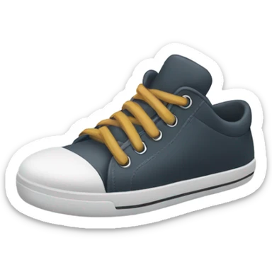 Shoes with feet sticker