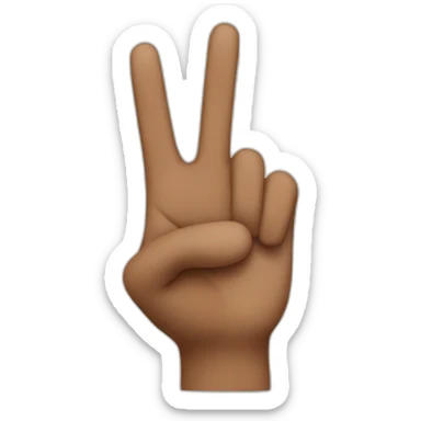 Three Finger Salute sticker