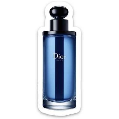 blue men’s dior perfume cylinder black top sticker