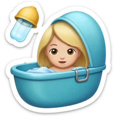 secador baby lis esmalte sticker