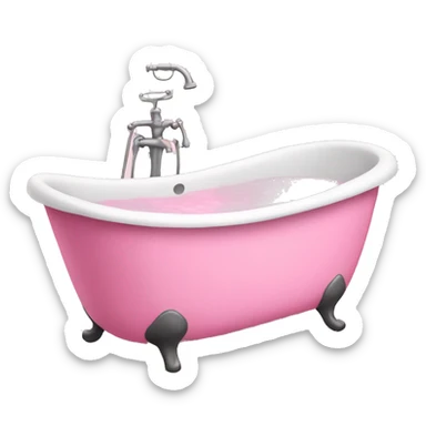 Pink Bath  sticker