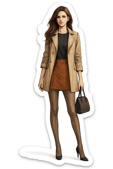 Donna con gambe snelle sticker