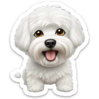 Bichon frise and yorkshire sticker
