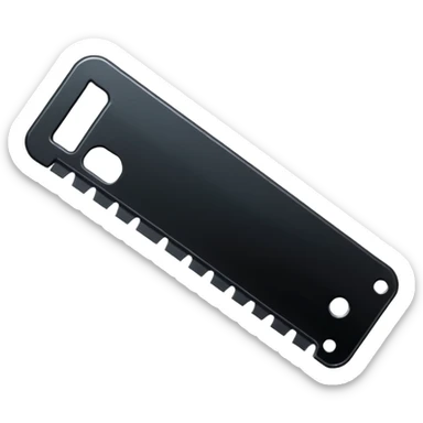 emo style razor blade sticker