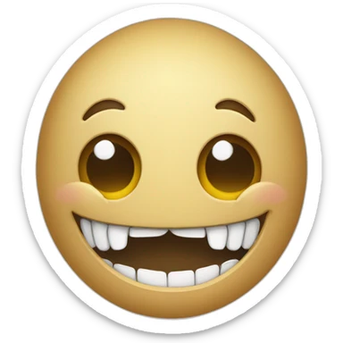 smiley qui perd une dent sticker