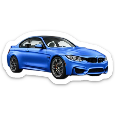 blue f80 m3 sticker