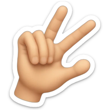 gong xi fa cai hand gesture sticker