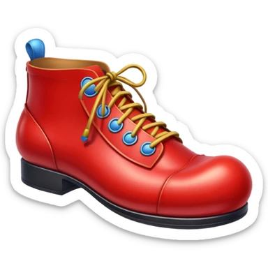 clown shoe sticker
