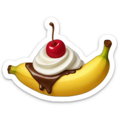 Bandana banana split  sticker