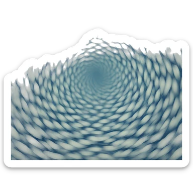 blue vortex sticker