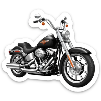 Softtail Harley Davidson sticker