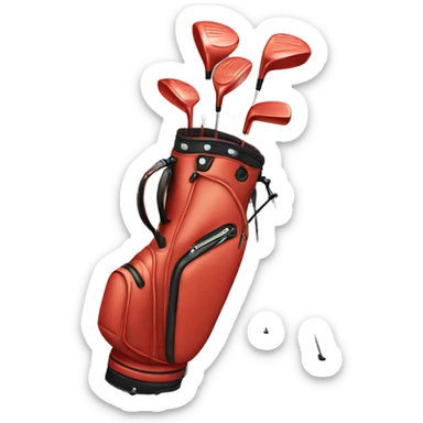 Golf bag sticker