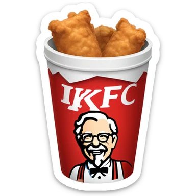 kfc bucket sticker