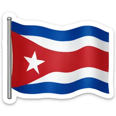 CUBA FLAG sticker