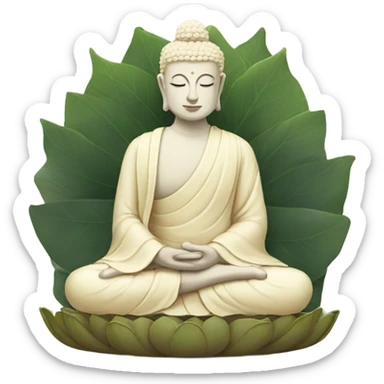 peaceful buddha  sticker