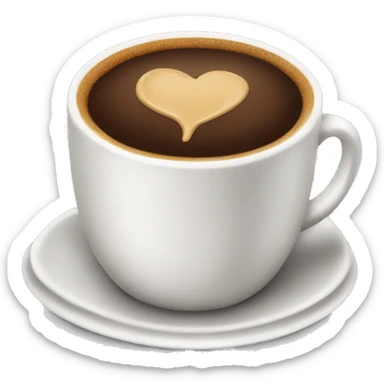 cup of coffee sticker