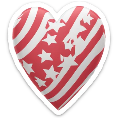Heart shapedRomani Flag  sticker