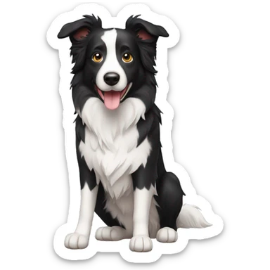 border collie sticker
