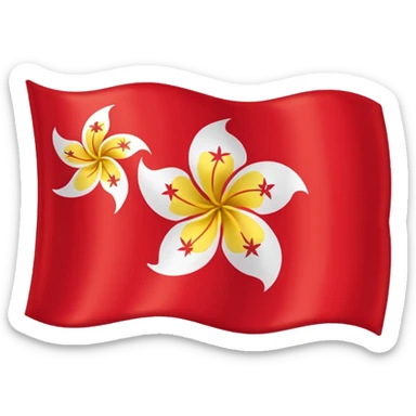 Hong Kong Flag sticker