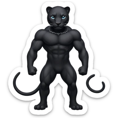 Pantera negra sticker