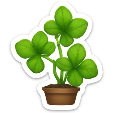 Luck plant sticker