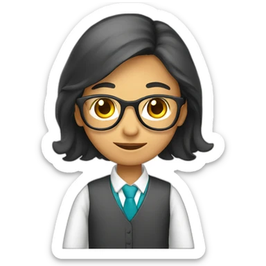 peruvian school tutor sticker