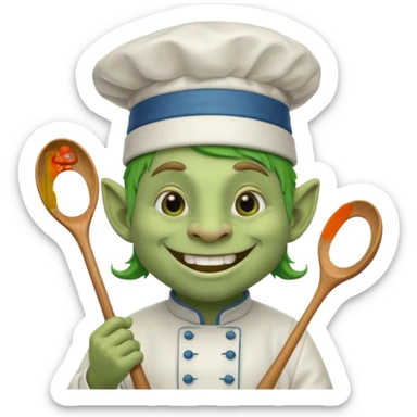 troll the chef sticker