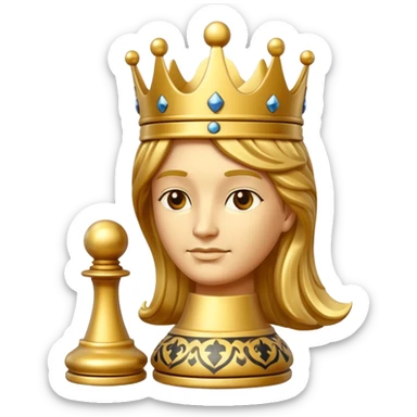 chess king sticker